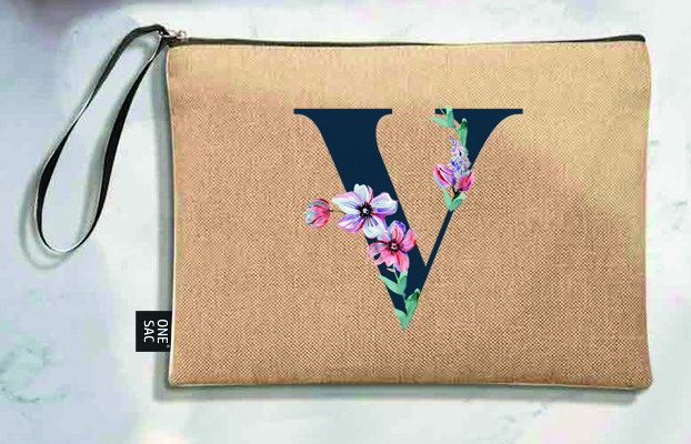 Bolso de mano letra t una pieza (diseño variado) (25×18×1 )